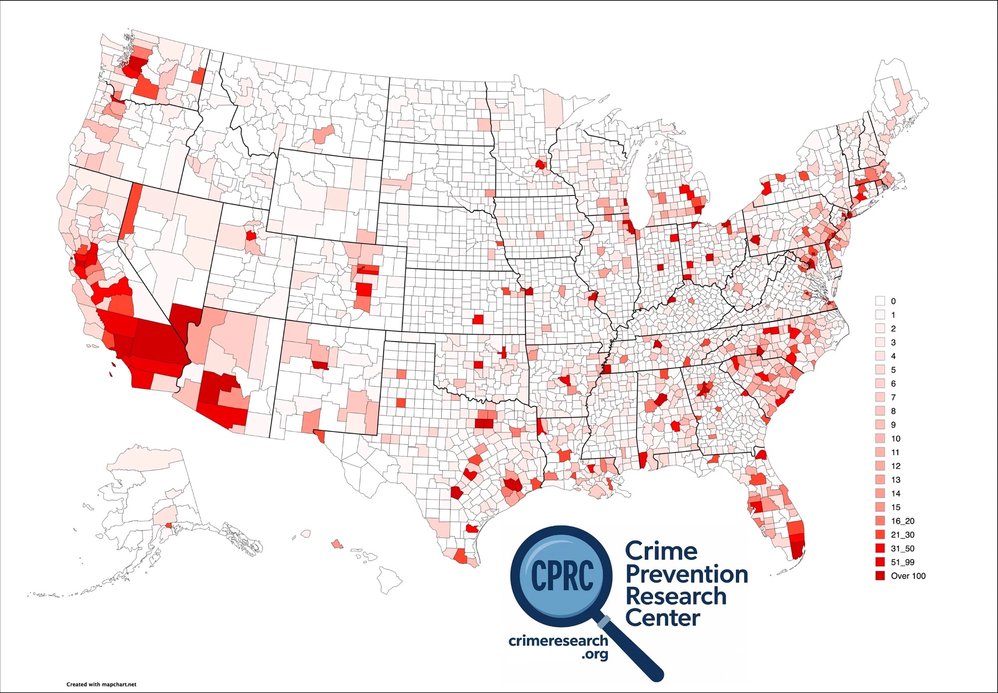 High Concentration, Deep Divide: What the Latest Crime Data Reveals About Texas Counties