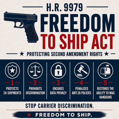 Boebert Introduces Freedom to Ship Act for Firearms